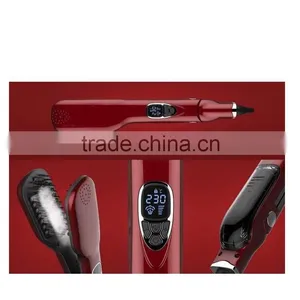 The Newest Design Steam Brush Professional Steam Pod Hair Straightener Quality Choice thumbnail-1