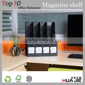 Hot Sale Office Stationery Desktop Magazines Rack With 4 Compartments thumbnail-1