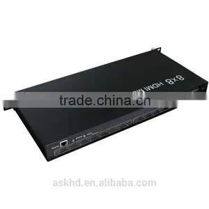 Professional HDMI 8x8 Matrix Switcher With Built-in HDCP and EDID Management thumbnail-4