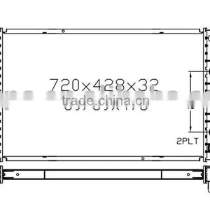 Auto Radiator(suitable For: Suburban/R&V Series Pickups DPI:840 AT) thumbnail-1