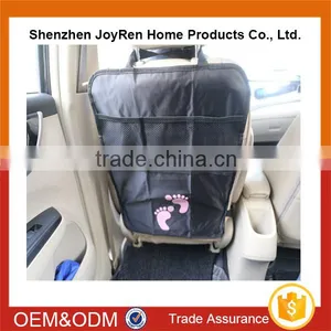 600D/420D Lovely Car Seat Kick Mat Car Seat Organizer thumbnail-3