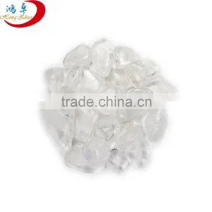 Natural Rock Quartz Crystal Tumbled Stone thumbnail-1