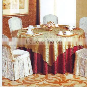 Decoration Hotel Round Table Cloth and Chair Cover thumbnail-1