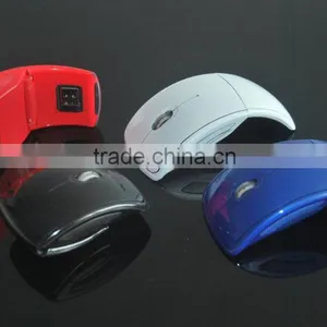 Hot Selling 2.4G hz High DPI 2000 Fancy Arc Wireless Mouse With CPI Switch thumbnail-2