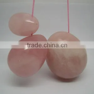 Sex Eggs,Natural Stone Eggs,Kegel Eggs,Rose Quartz Eggs thumbnail-1
