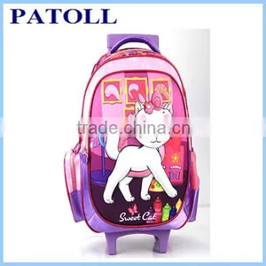 China Supplier Top Kids School Trolley Bag for Travel thumbnail-1