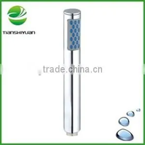 Tubular Handle Shower Round Chrome Handheld Showers thumbnail-1