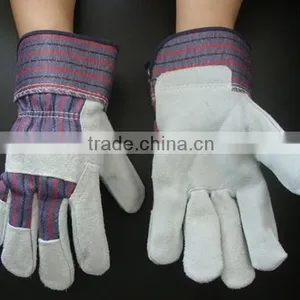 Hot Sell High Quality Cow Split Leather Working Hand Glove/working Leather Glove Quality Choice thumbnail-1