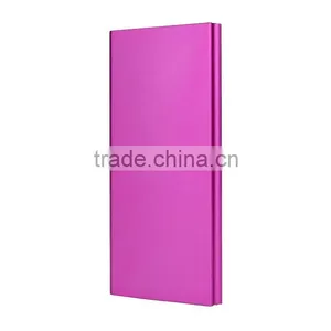 Manufacture Ultra Slim Li-polymer Battery Metal Power Bank 8000mAh thumbnail-1