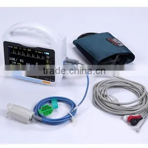 5 Inch Touch Screen Multi Parameter Patient Monitor With Bluetooth Function up to 15 Hours Running Time thumbnail-3