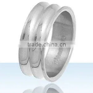 Fashion Titanium Jewelry,titanium Ring,ribbed Titanium Ring, Titanium Jewellery,fashion Ribbed Titanium Ring, Titanium Jewelry thumbnail-1