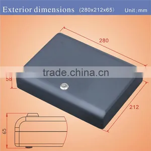 Wholesale -- MK500 Micro Vault Key Car Gun Pistol Metal Portablel Key Lock Storage Small File Mini Ipad Safe Box , Document Box thumbnail-5