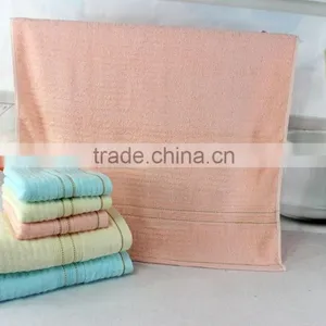 Sell Well Big Size Solid Color Cotton Dobby Bath Towel,Full Size Many Colours Soft and Good Absorption Bath Towel thumbnail-2
