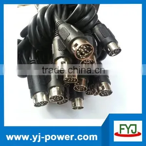 7pin 8 Pin 9 Pin Mini Din Cable Male to Male thumbnail-1