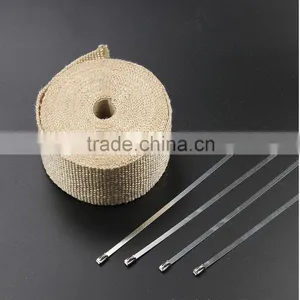 MOTOR/CYCLE HEADER EXHAUST TURBO INTAKE MANIFOLD HEAT WRAP ROLL thumbnail-1