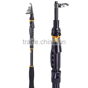Spinning Telescopic Fishing Rod Graphite Carbon Fiber Travel Portable Super Hard Fishing Pole for Boat Saltwater and Freshwater thumbnail-1