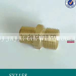 Sanye Double Straight Pipe Fitting With Nut thumbnail-2