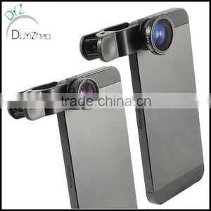 New Wholesale 3 in 1 Fisheye Fish Eye +Wide Angle +macro Camera Cell Phone Lens thumbnail-1