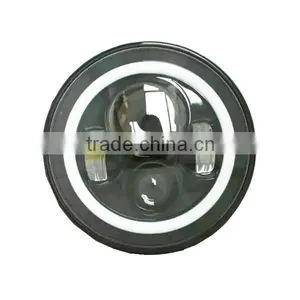 LED 7 INCH Harley Headlight 7" Round Led Headlight for Car and Motorcycle thumbnail-3