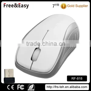 3 Buttons Rubber Wheel Mouse Wireless Laptop Mouse thumbnail-5