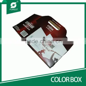 FREE SAMPLE CORRUGATED COLOR HOLDERS FOR PACKING MILK WITH HANDLE thumbnail-3