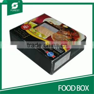 CUSTOM CORRUGATED FOOD DELIVERY BOX WITH PLASTIC TRAY thumbnail-1