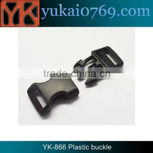 Yukai Black Plastic Shackle Buckle/side Release Plastic Webbing Buckle thumbnail-1
