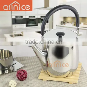 New Arrival Mirror Polish Hotel Kitchen Using Restaurant Cool Water 3L Kettle With Flat Cover thumbnail-2