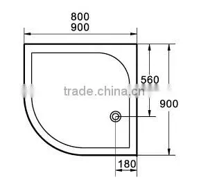 CUPC Shower Base Tray,shower Tray,resin Shower Tray thumbnail-3