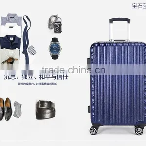 PC Material ISO9001 Certificate Suitcase International Traveller Factory Price 3pcs Aluminum Luggage thumbnail-2