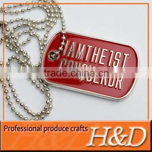 High Quality Gold Dog Tag With Customer's Logo thumbnail-3