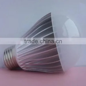 7W Aluminum and Plastic Global Bulb E26 E27 B22 Led Lamp thumbnail-1