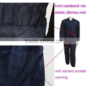Polyester & 35% Cotton 220gsm Fabric Twill Industrial Fireproof Safety Uniforms Workwear for Mechanic Mens thumbnail-5