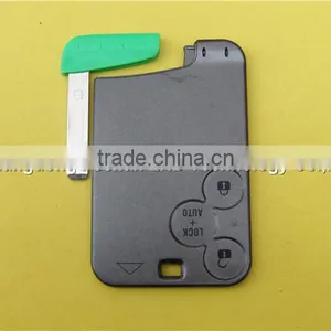 Hot Key Card Renault for 3 Button Replacement Blank Renault Laguna Remote Smart Card Key Case Cover thumbnail-2