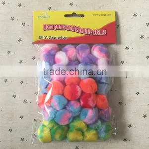 Colorful Acrylic Pom Poms thumbnail-1