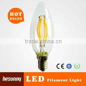 Latest Bend New Filament Led Bulb 4W Led Filament Bulb C37 thumbnail-1