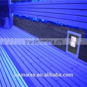 Hemlock Modern Sauna Room With Glass thumbnail-2