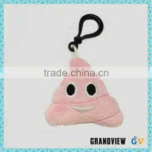 2016 Hot Sale Fashionable Plush Emoji Keychain Decorative Plush Mobile Chain thumbnail-1