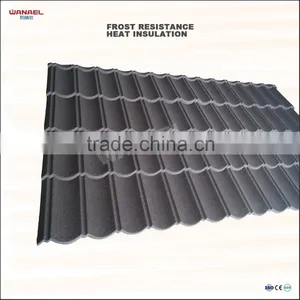 Stone Coated Metal Steel Roofing Material Thermal Insulation Roof Tiles thumbnail-6