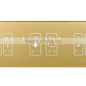 3GANG 3 WAYS Intelligent Touch Screen Light Control Switch LED Touch Switch thumbnail-3