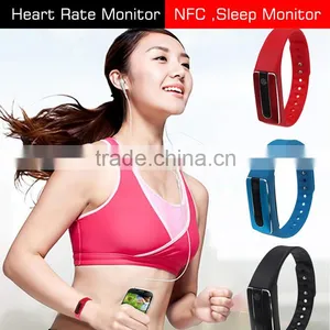 2016 Shenzhen Smart Bracelet, Fashion Silicon LED Health Bluetooth Bracelet For Smart Phones thumbnail-1