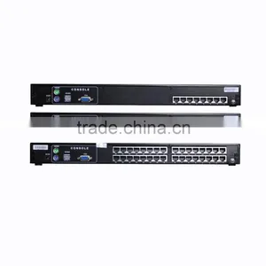 KVM Switch Factory Supply 4 Port VGA ,RJ-45, to Switch the Host Computer Though the Hotkey or OSD Menu thumbnail-1