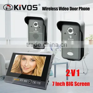 7 Inch Color Screen Digital Villa Long Range Cordless Door Phone thumbnail-2