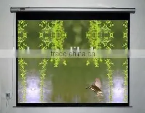Motorized Style Electric Projector Screen,aluminum Case,matte White Projection Screen thumbnail-2