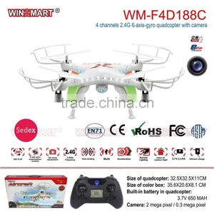 Rc Hobby 2.4G 4ch 6axis Gyro Control Style rc Quadcopter With Aerial Camera thumbnail-1