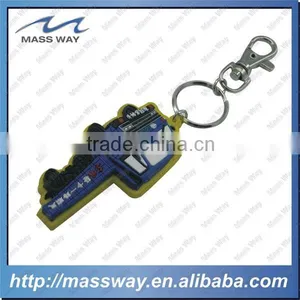 Promotional Custom 3D Star Shape Soft PVC Rubber Keychain thumbnail-4