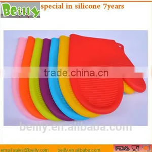 BBQ Grilling Heat Resistantsilicon Glove Custom Logo Silicone Hot Pads Gloves thumbnail-6