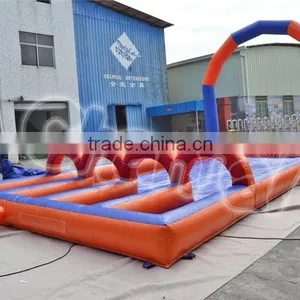 Commercial Inflatable Surf Board Playground Game for Sale, Inflatable Track Slip thumbnail-2