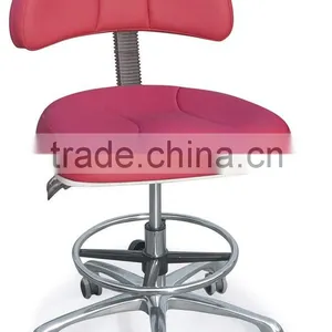 Soft Leather Dentist Stool of Upholster Dental Stool thumbnail-1