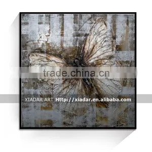 Mordern Colorful Bedroom Thick Oil Painting thumbnail-1